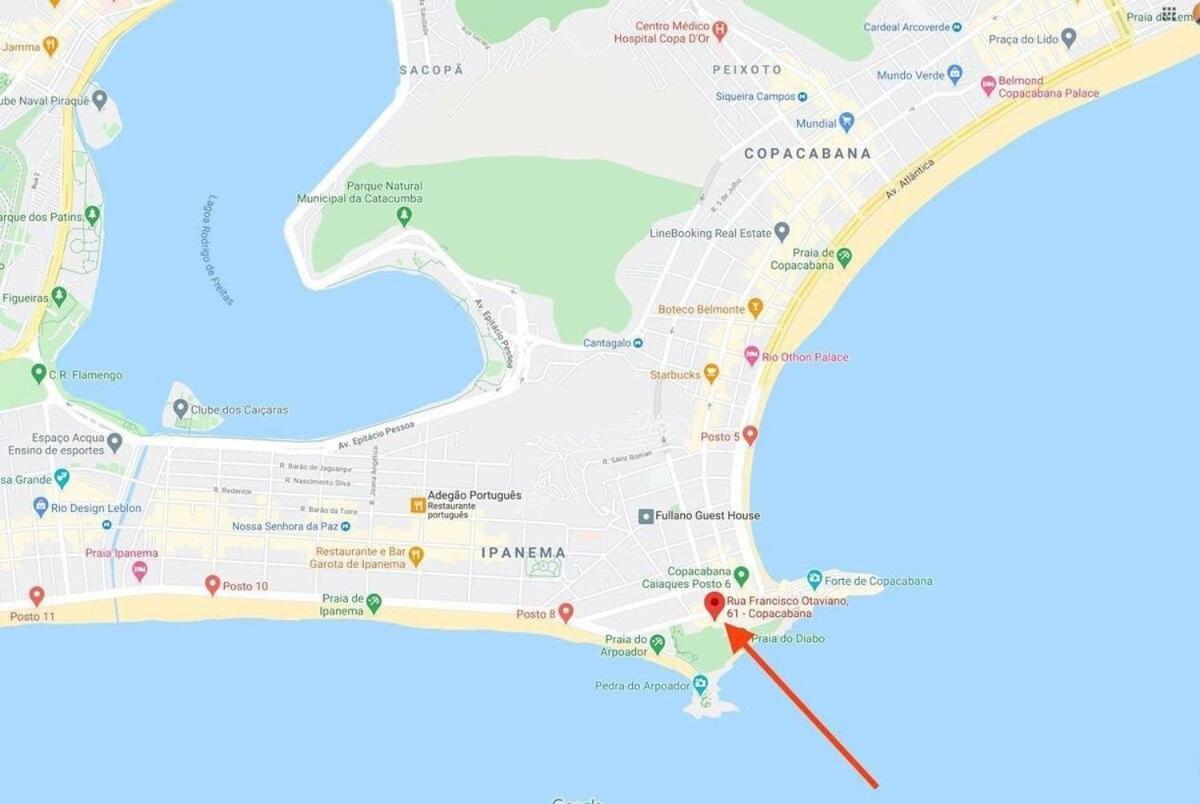 Flat Praia De Copacabana Ipanema - Pe Na Areia Rio de Janeiro Dış mekan fotoğraf